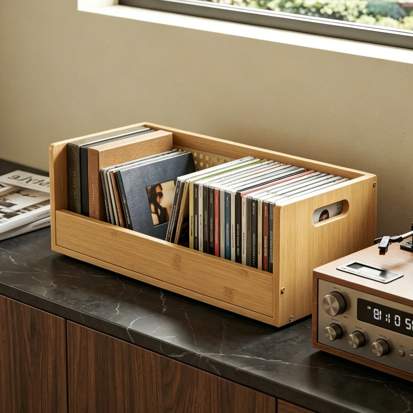 Acrylic CD storage box PS5 disc switch game cassette disc album storage collection dust box
