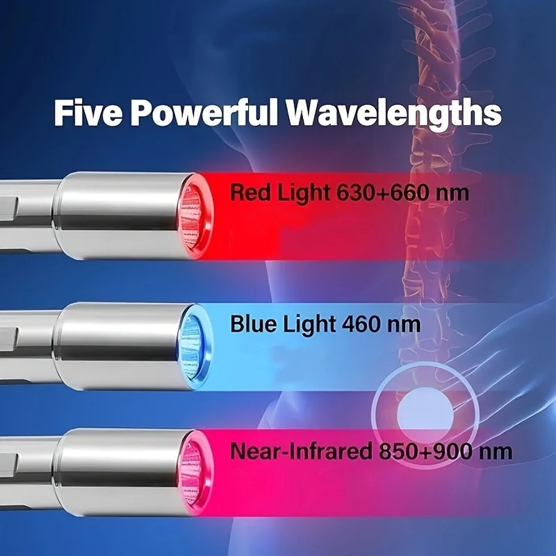 Infrarot- und Rotlichttherapie zur Schmerzlinderung von Körpergelenken und Muskeln, tragbares Rotlichttherapiegerät, Nahinfrarot-Lichttherapie