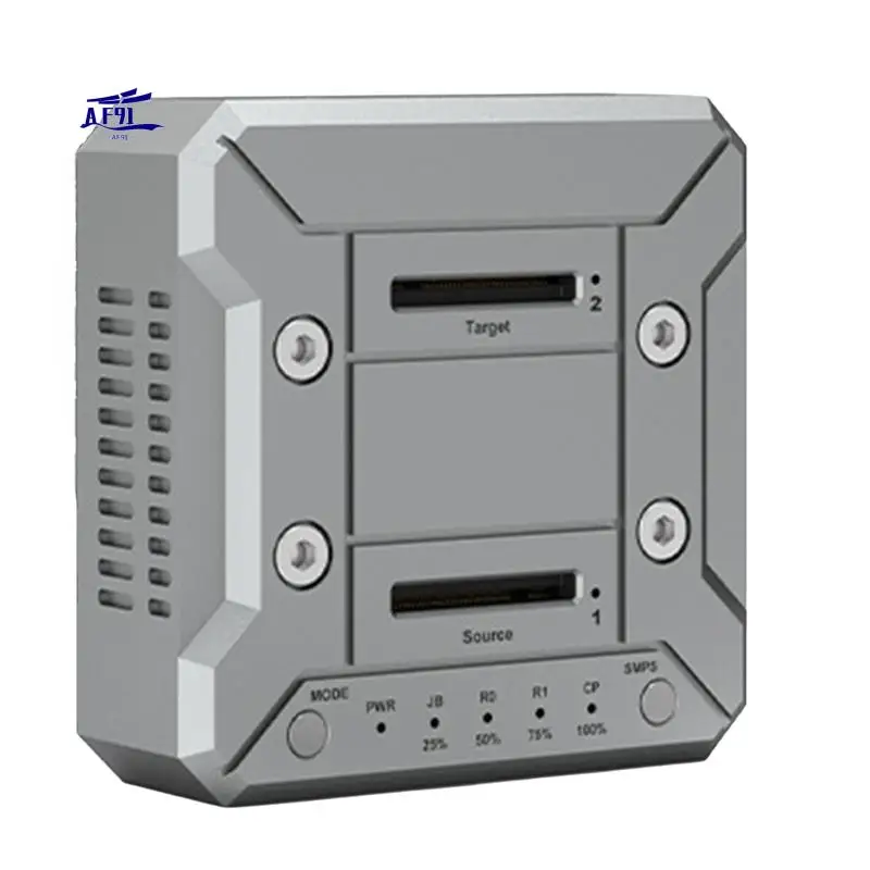

AF91-Dual Bay M.2 Nvme/Nvme SSD Жесткий диск RAID10 Док-станция Offline Clone M.2 SSD Дубликатор Вентилятор Охлаждающая матрица