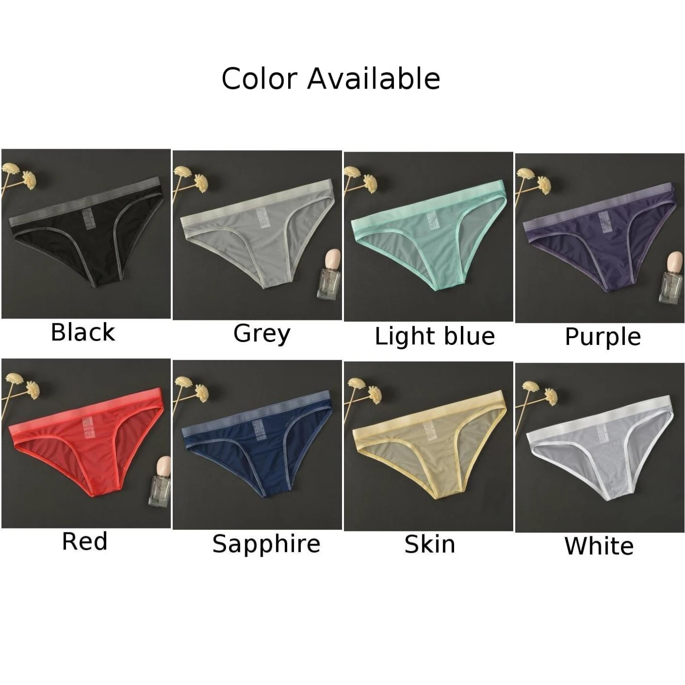 Be Bold and Confident Herren-Unterwäsche-Slip mit niedrigem Bund und durchsichtiger Dessous für einen verführerischen Look!