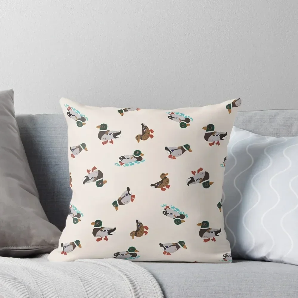 

Mallard Duck Throw Pillow Sofa Cover Plaid Sofa pillow