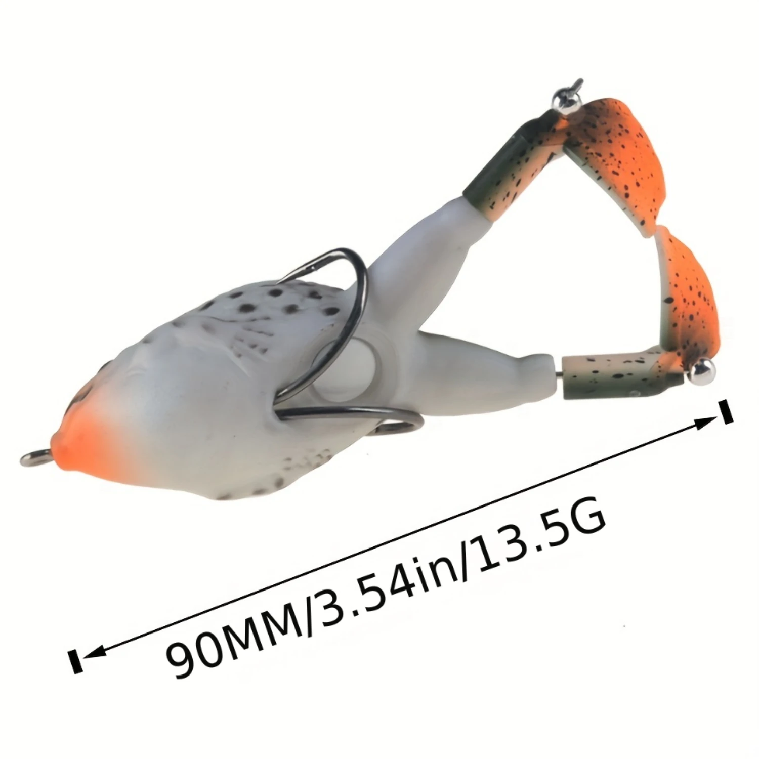 10pcs Propeller Frog Lure  Soft Bait Swimbait for Freshwater & Saltwater Fishing