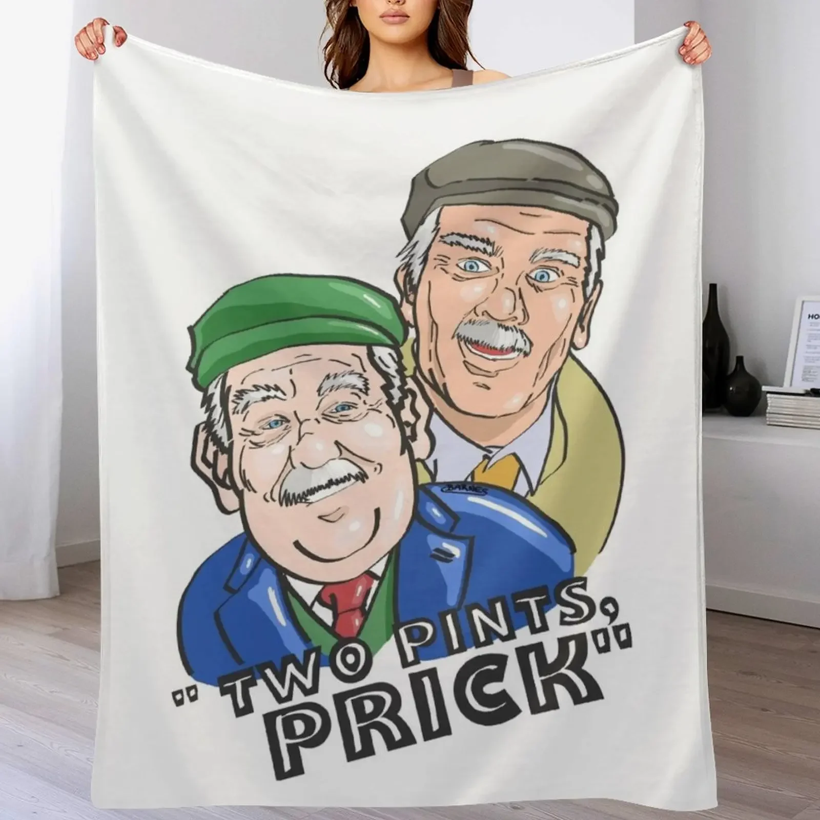 

Jack and Victor. Still Game. Throw Blanket Cozy Throw Blanket Birthday Gift for Him Her