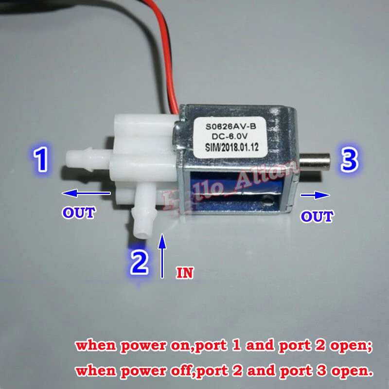 

Электрический электромагнитный клапан DC 23 в 24 В, 2-позиционный 3-позиционный нормально закрытый клапан регулировки потока воздуха и газа f