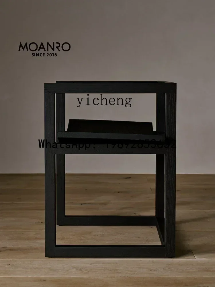 

Vintage Art Ash Wood Back Middle Ancient Single Seat Chair home decor home accessories