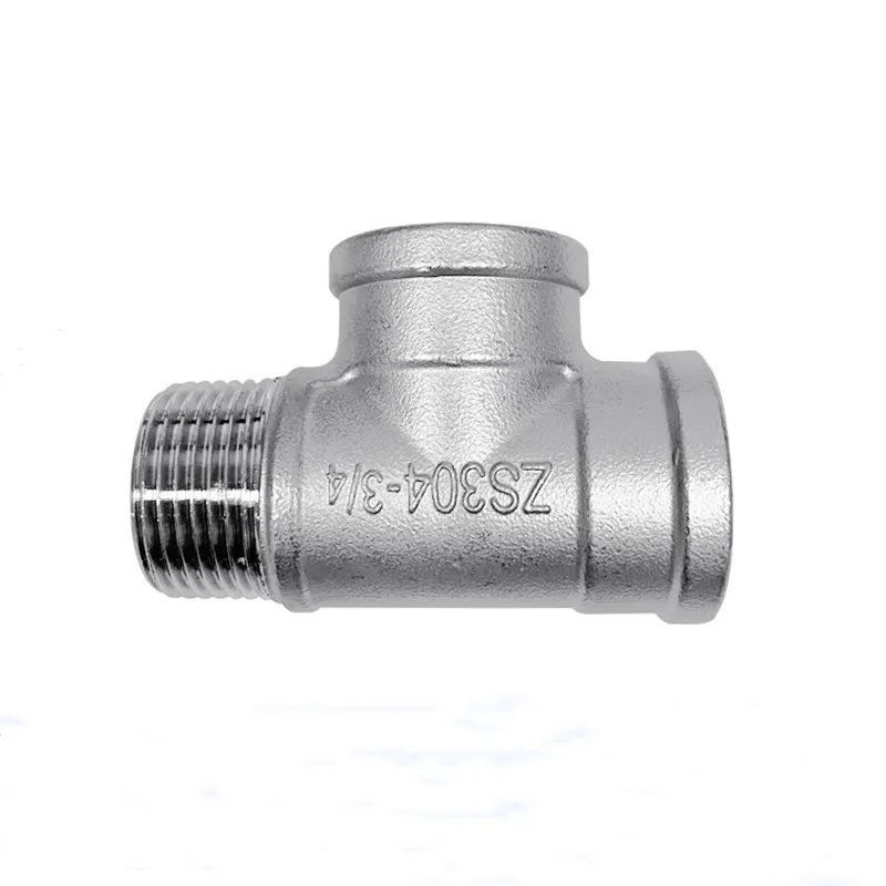 Male+Female+Female Threaded 3 Way Tee T Pipe Fitting 1/2