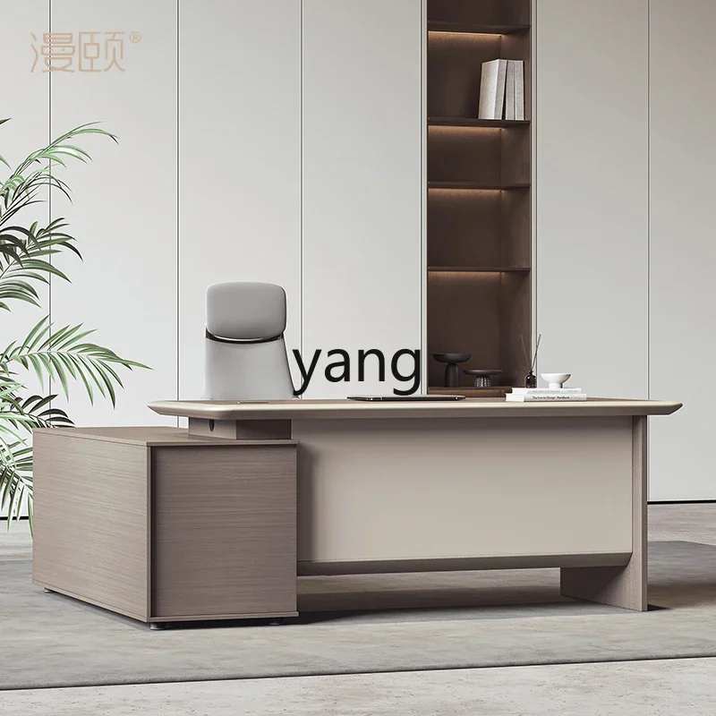 LH desk simple modern fashion office desk and chair combination