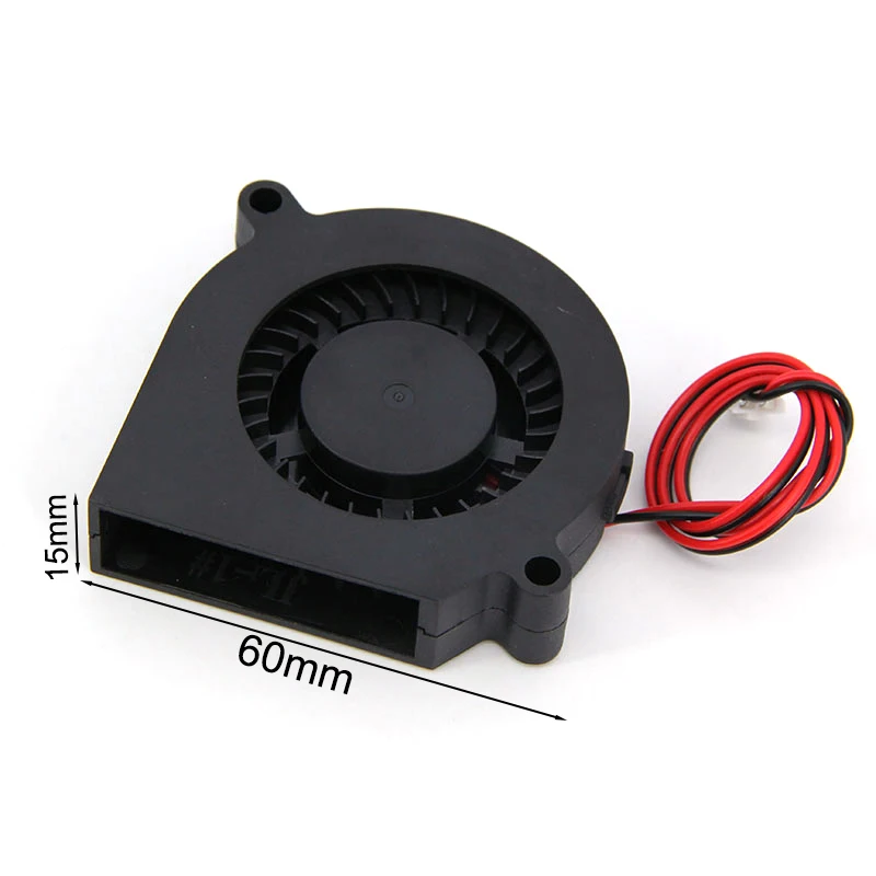 60mm 6015 DC 5V 12V 24V Brushless 2PIN Turbo Blower Cooler Fan 60x60x15mm 6cm For Computer PC CPU Case 3D printer Cooling