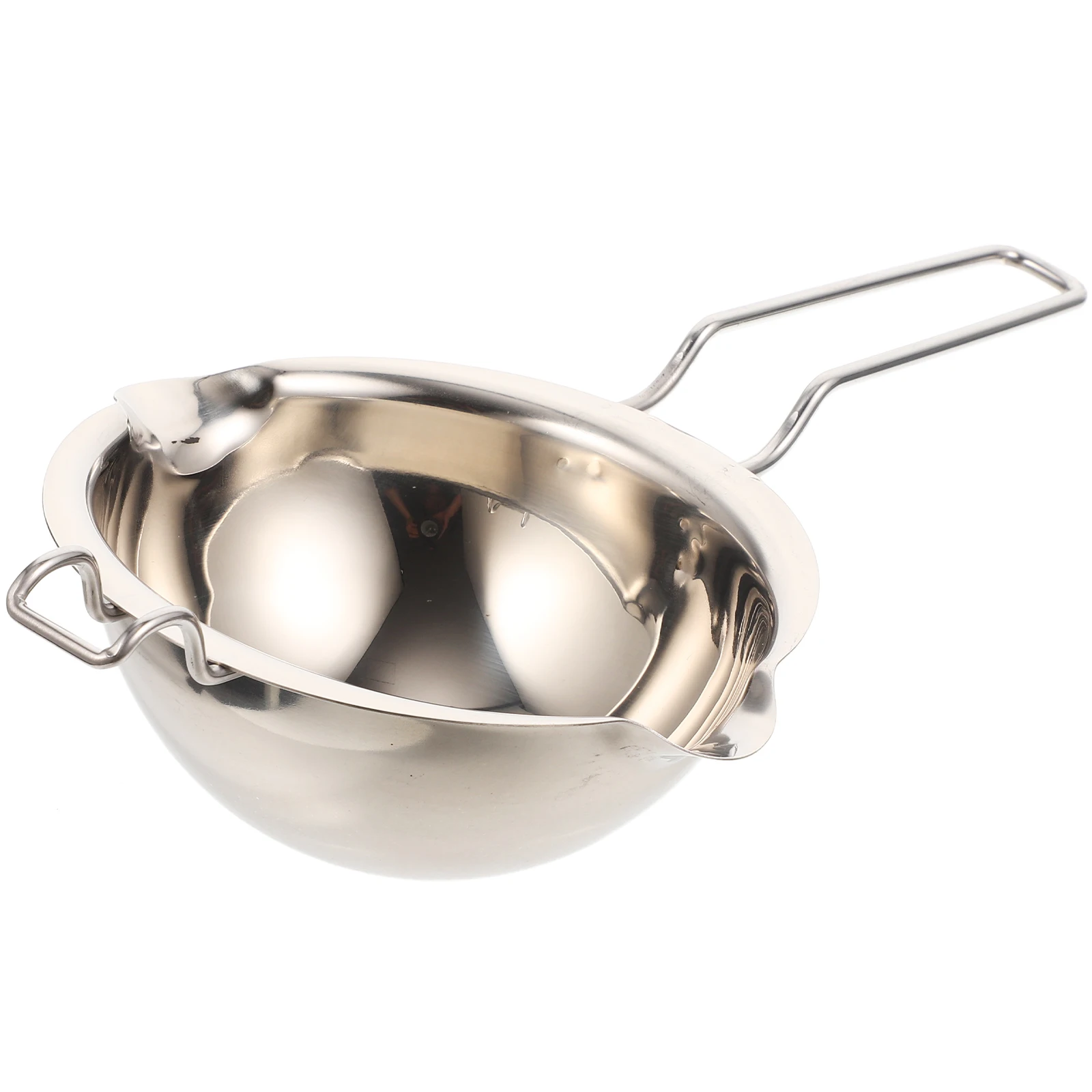 

Chocolate Melting Pot Stainless Steel Long Handle Ergonomic Perfect for Milk Water Oil Chocolate Butter Candy Cheese Caramel Wax