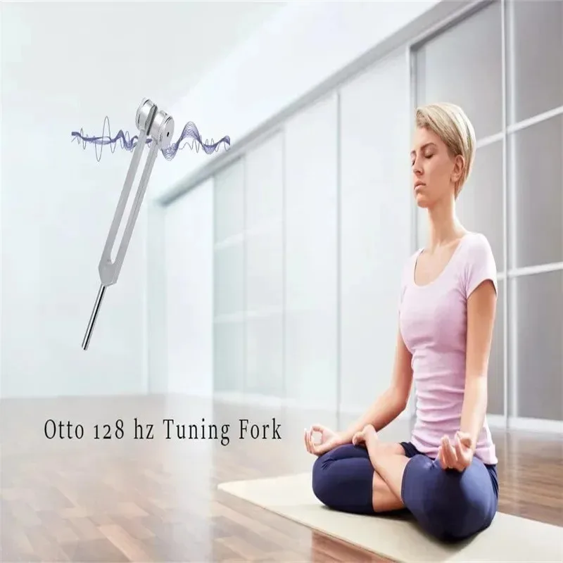 128/512Hz Chakra-Heilungs-Stimmgabel-Set, Stimmgabeln aus Aluminiumlegierung für Klangtherapie, Yoga und Meditation – Detail 8