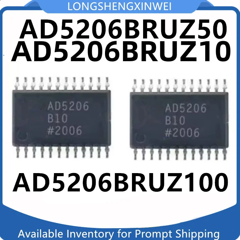 1PCS AD5206 AD5206BRUZ10 AD5206BRUZ50 AD5206BRUZ100  TSOP New Original Digital Potentiometer Chip in Stock