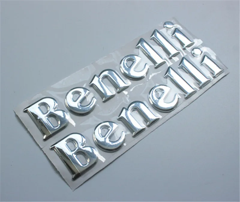 Silver Sticker 3d Emblem Decals Raise Logo Set Kit Sticker For Benelli Bj250 600