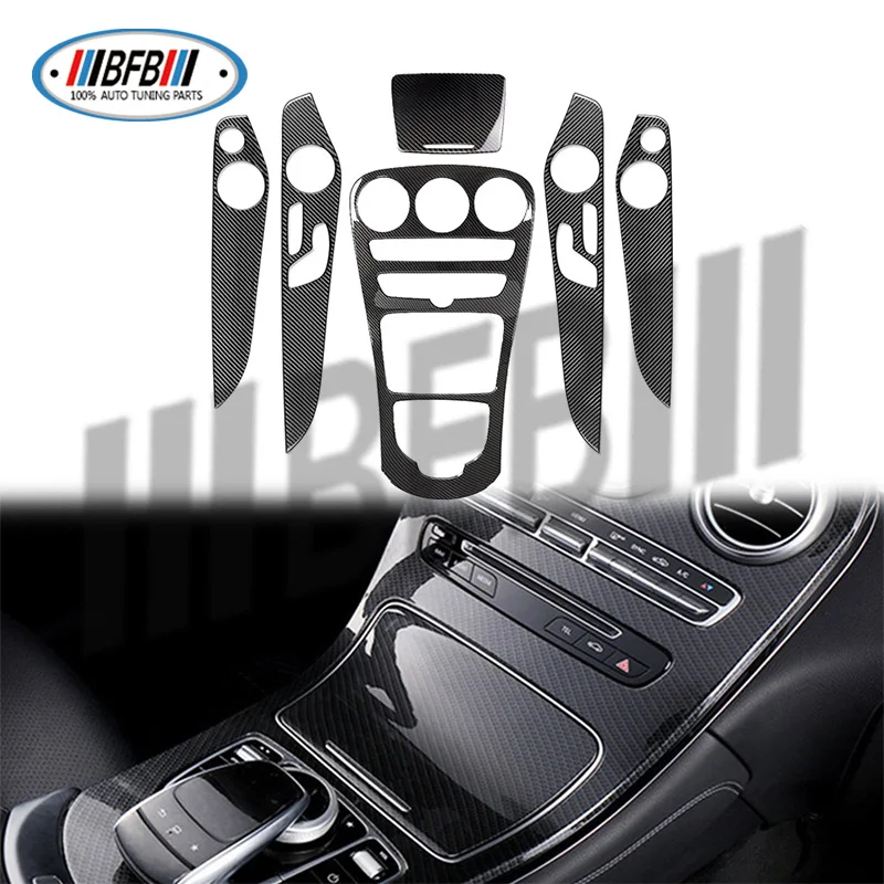 

Real Dry Carbon Fiber Interior Cover Trim for Benz C Class W205 14-21 GLC Class X253 Glc300