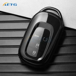 TPU Car Key Case Cover Shell Fob For Honda 2022 2023 2024 Accord Civic HR-V CR-V Pilot Sport SI EX EX-L Keychain  Accessories