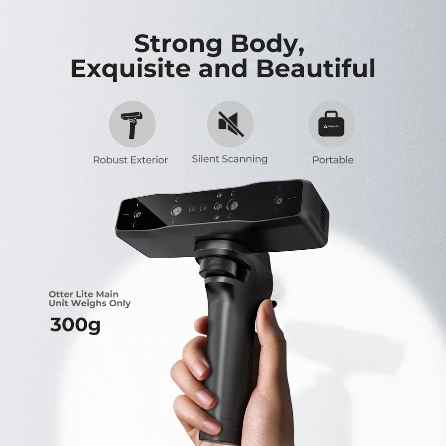 Creality Otter Lite 3D Scanner With 30fps Accuracy And 0.05mm Resolution Built-in Wi-Fi USB Interface Stock Product