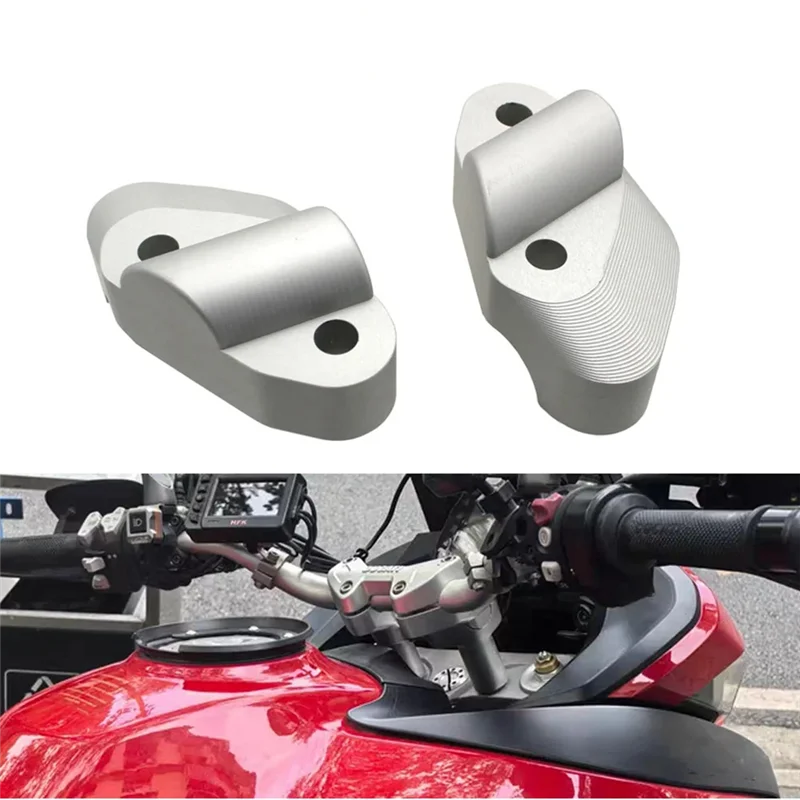 

AW-Motorcycle Handlebar Heightening Riser Bar Clamp Mount For Ducati Multistrada950 Multistrada 950 1200 S 2017-