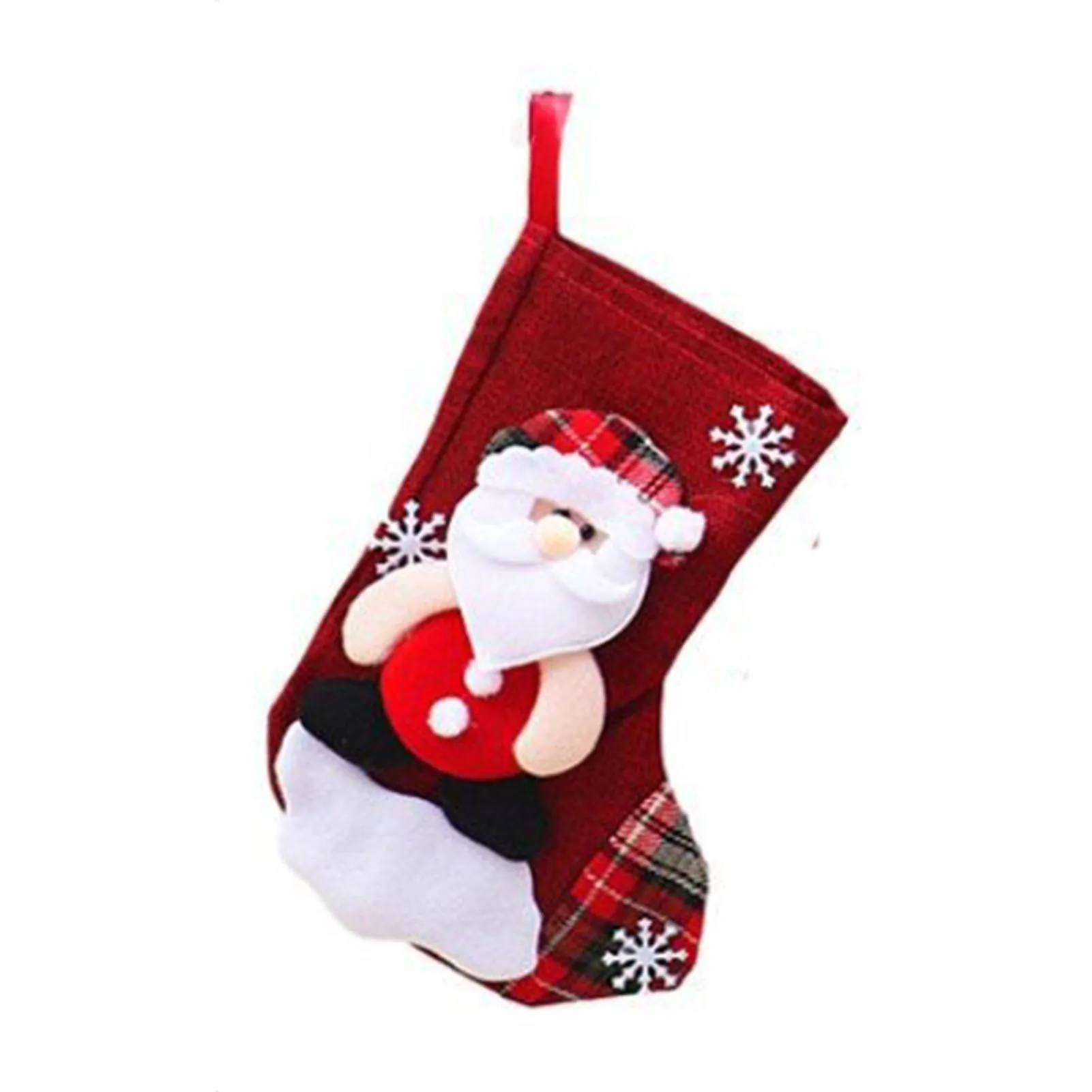 Christmas Tree Hanging Socks Pendant Interior Ornaments Garden Family Decoration for Office Kitchen Bathroom