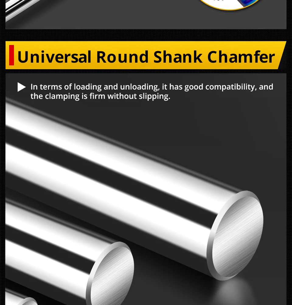 VACK HRC65 Schruppfräser Spiralschaftfräser Hartmetall Wolframstahl Fräser 4 Flöten Metall CNC Werkzeugmaschinen 6 8 10 mm – Detail 11