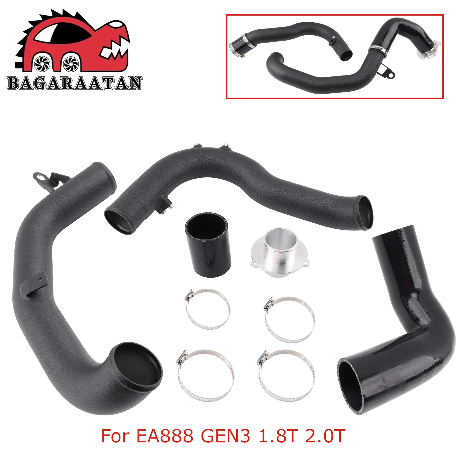 5Q0145840B Intercooler Boost Pipe+Charge Pipe Kit for Audi A3/S3 for VW Golf GTI R MK7 EA888 GEN3 1.8T 2.0T TSI