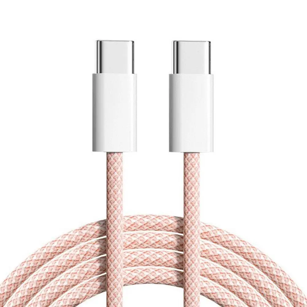 Kabel Data pengisi daya cepat, kabel Data USB C ke USB Tipe C UNTUK IPhone 15 15 Pro 15 Max 15 Pro MAX Tipe C ke Tipe C Data Line J3I7