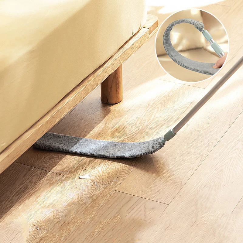 Long Handle Dust Brush Flexible Bedside Dust Brush Household Gap Telescopic Sofa Gap Microfibre Duster Hand Artifact Cleaning
