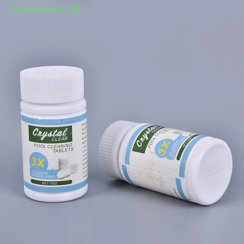 100 шт. таблетки для чистки бассейна эффективно очищают воду кристально прозрачные средства для чистки бассейна