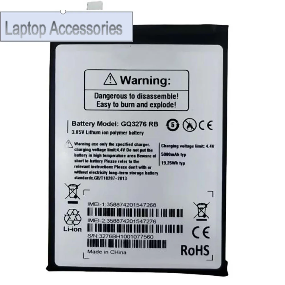 F Battery For Ulefone Note 10 GQ3276 RB 5000mAh 3.85V 19.25Wh New