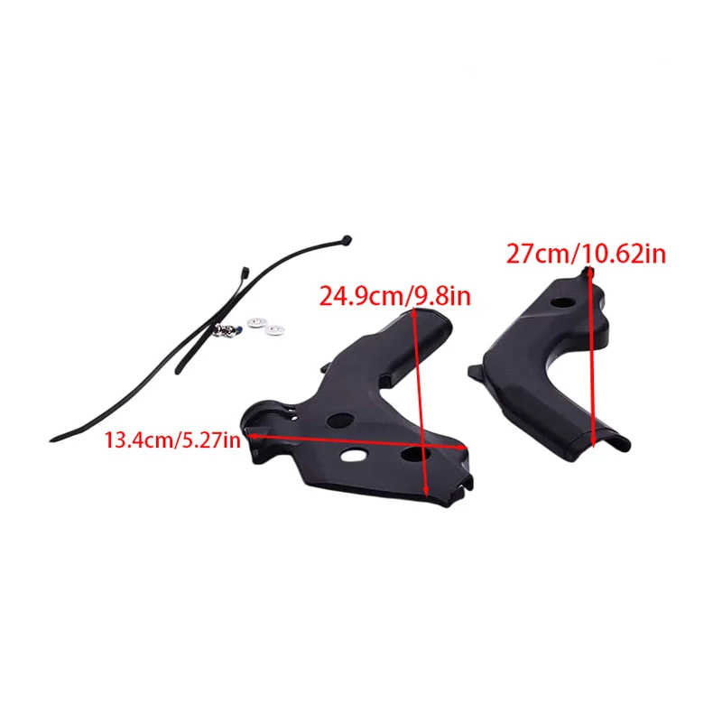 20-22 frame black protective cover includes mounting screws zip ties modified part