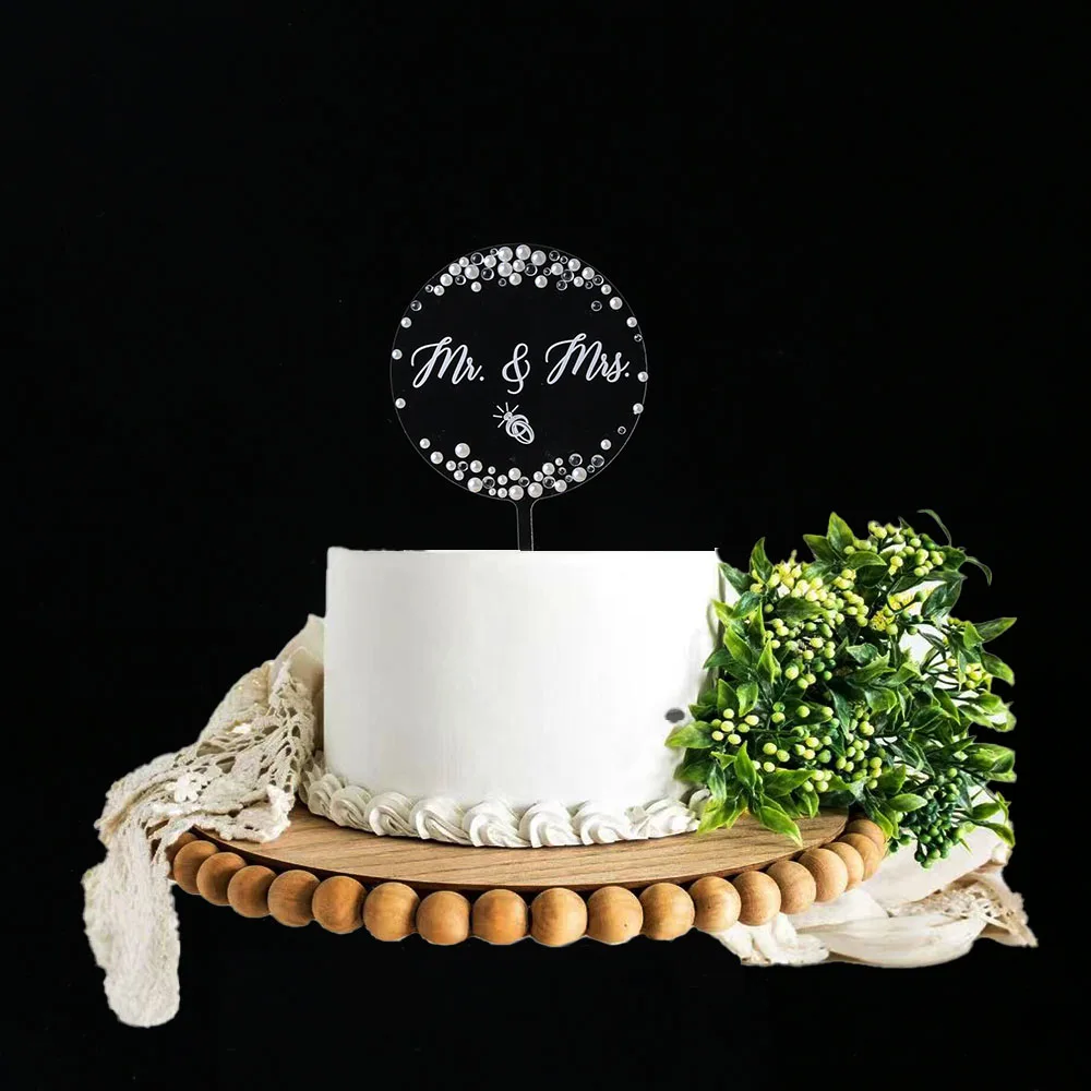 Mr and Mrs Tortenaufsatz, Braut- und Bräutigam-Schild, Hochzeit, Verlobung, Tortenaufsätze, Dekorationen – Detail 3