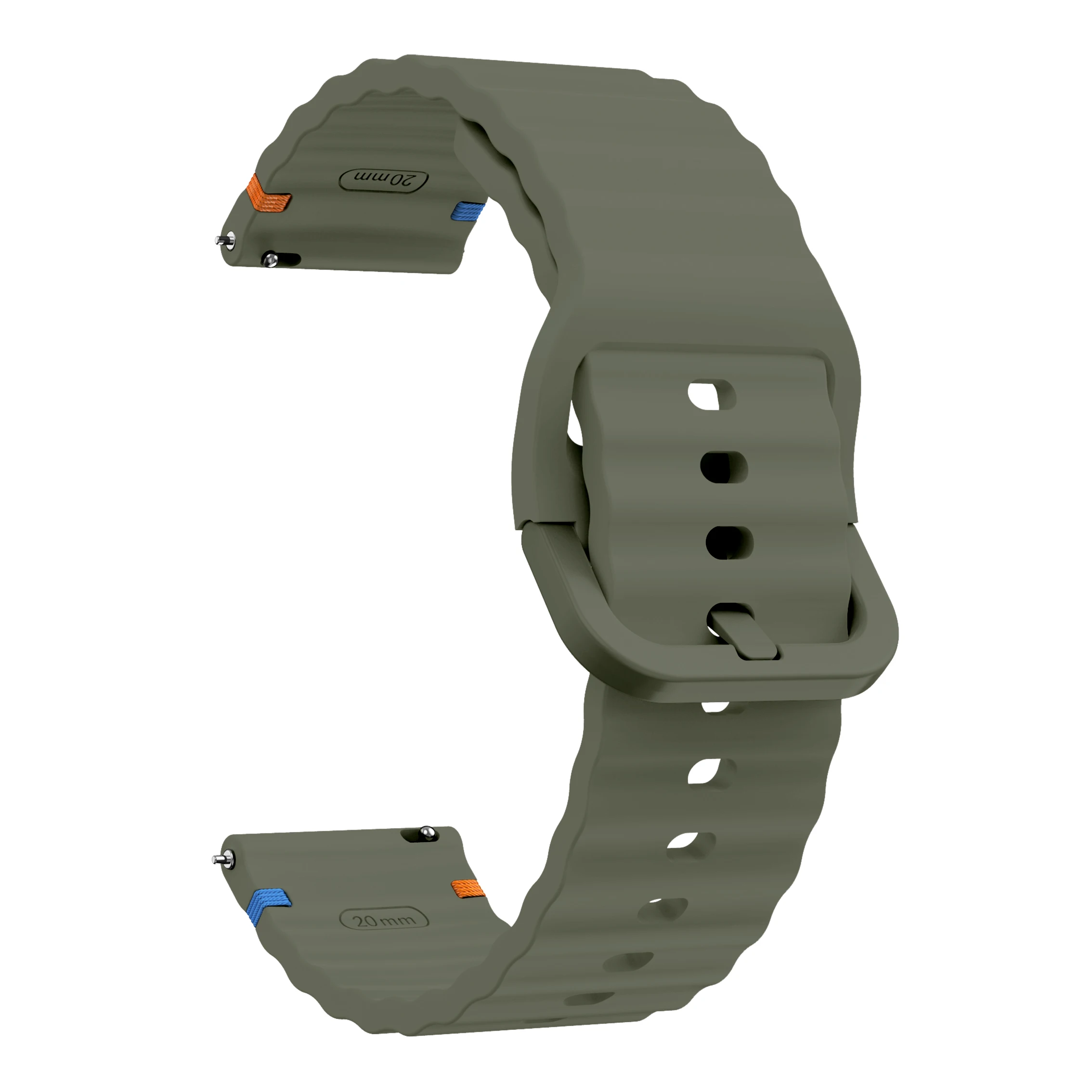 Ремешок силиконовый для Amazfit Active 42 мм/GTS 2 mini/GTS 4/GTR mini band 20 мм, подходит для Amazfit Active 42 мм/Bip U/GTS 2/ GTS 3