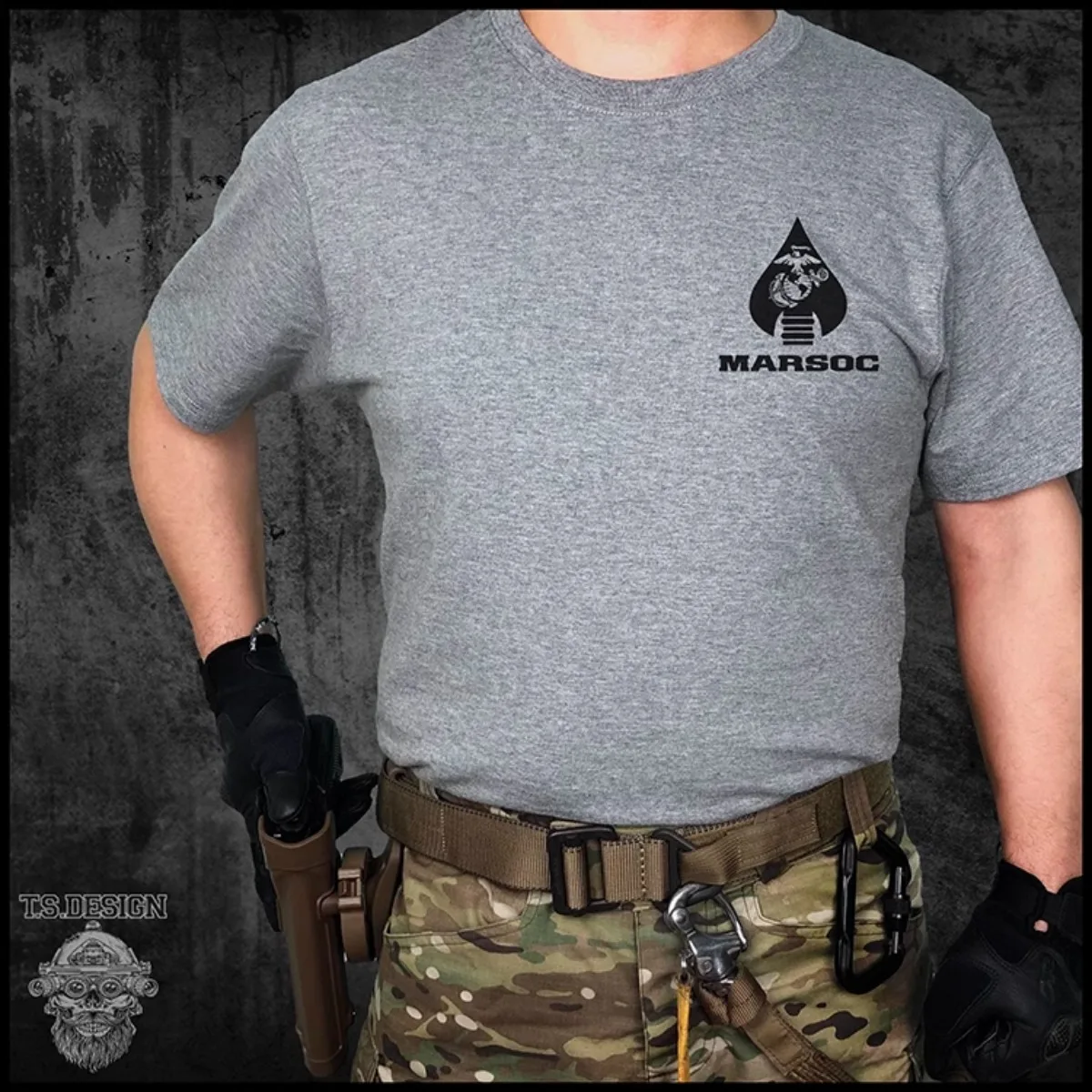 Marine Forces Special Operations Command (MARSOC) Marine Raiders T-Shirt 100% Cotton O-Neck Short Sleeve Summer Casual Mens Tee