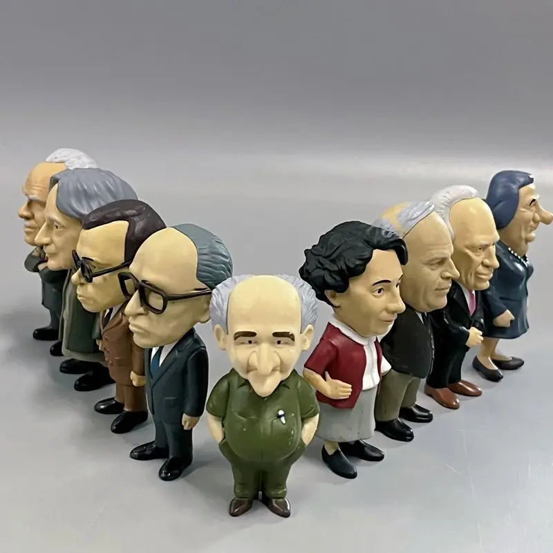 

New In Stock 8-10cm Cartoon Famous Military Leaders Articst Action Figure Doll Kid Pvc Model Toy Gift