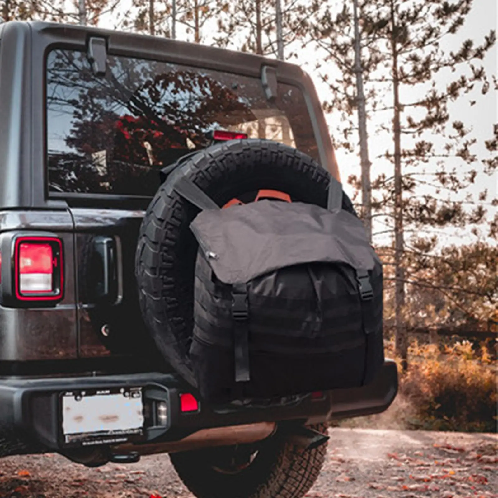 Car Vehicle Spare Tire Bag Off-road Vehicle Garbage Bag Large Capacity Bag Camping Essential Ultimate Organizer for Truck Car