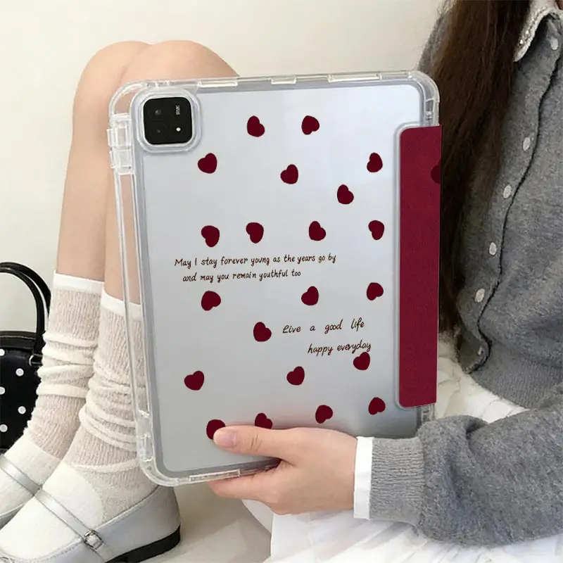 Anti-Bending 3+Y Fold Case For Xiaomi Pad 5/5Pro 6/6Pro 11 Redmi Pad SE 11 Pro/Pro2 12.1 Xiaomi Pad 7/7Pro 8/8Pro 11.2
