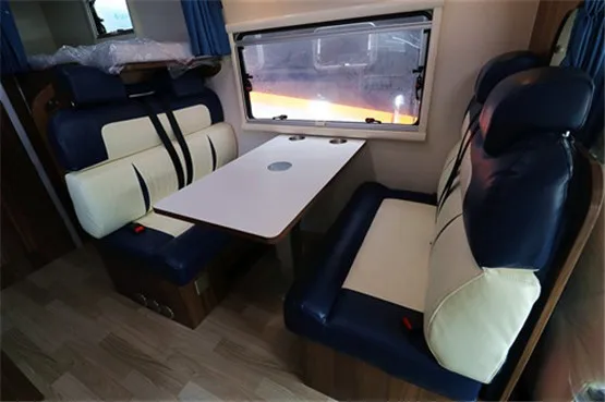 Aluminum RV Furniture Lift Table Custom Camper Dining Table Aluminum Honeycomb Panel Lightweight Van Accessories