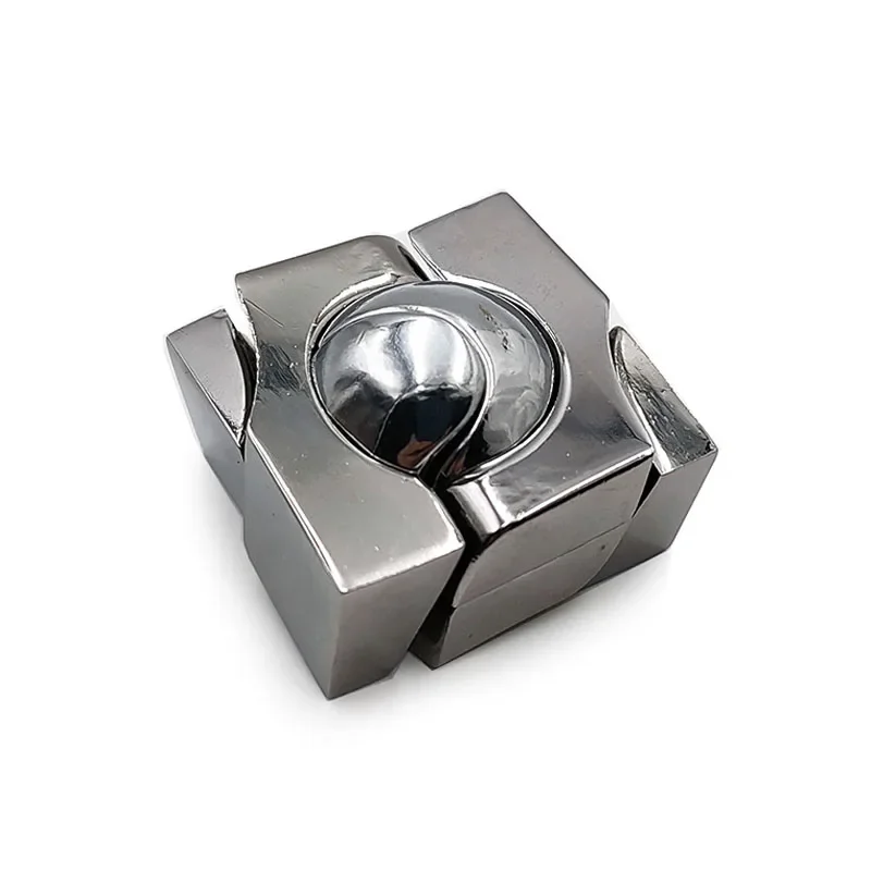 Alloy Magic Ball 3D Metal Adult Intelligence Puzzle Toys Maze Solving Toys Jigsaw Stress Relief Toys