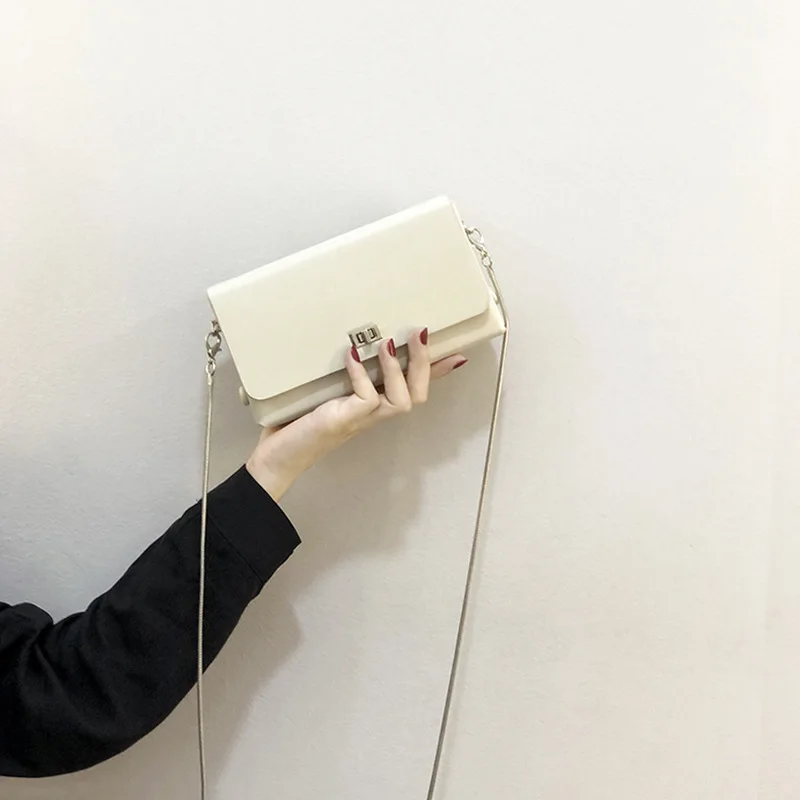 

Small Handbag Women's New Chain Small Square Bag Korean Version Versatile Popular Ins Crossbody Phone Bag Coin Purse Card Bag