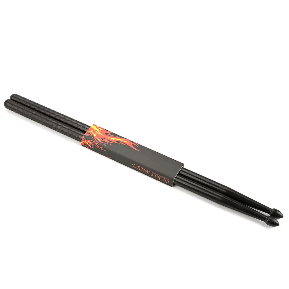 

1 Pair Sticks Nylon Material Lightweight Long Handle For Drum Set Percussion Instruments Stage Performance Beginners Practice