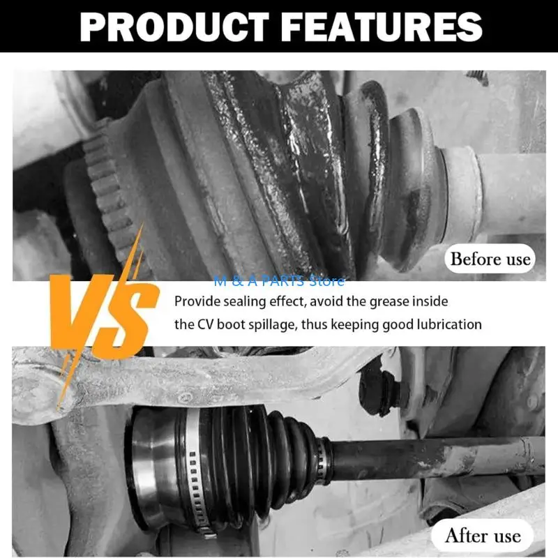 U1JF 1 Piece Silicone Rubber Boot Set for Joint Universal Application Repair