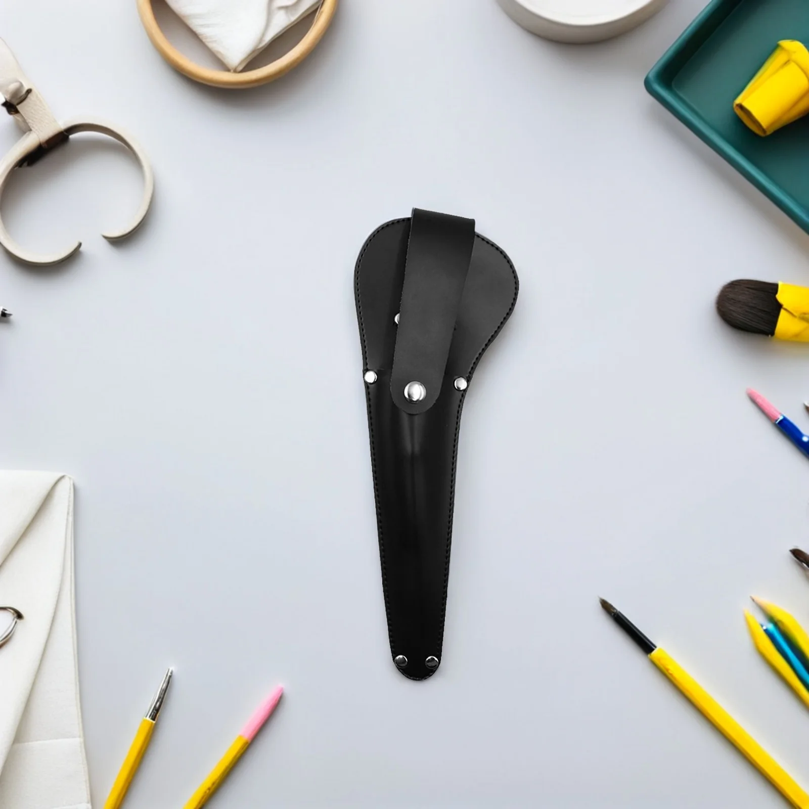 

Pu Scissors Protector Sewing Shear Protective Cover Scissor Sheath Storage Tool Craft Safety Reusable Durable Practical