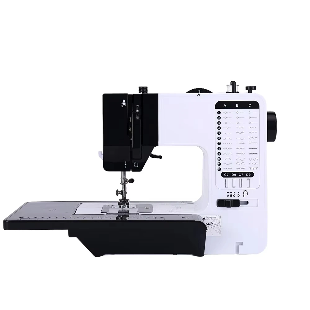 UFR-738A Sewing Machine Home Textile Sewing Machine Electric Needlework With Presser Foot Table Beginner Repair DIY Knitting