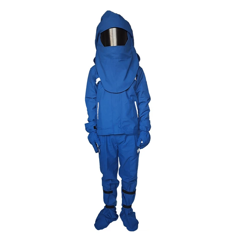 

966 Best prevent Electric Arc Flash Safety Protection Suit Electrical Insulation arc flash suits flame retardant Protective Suit