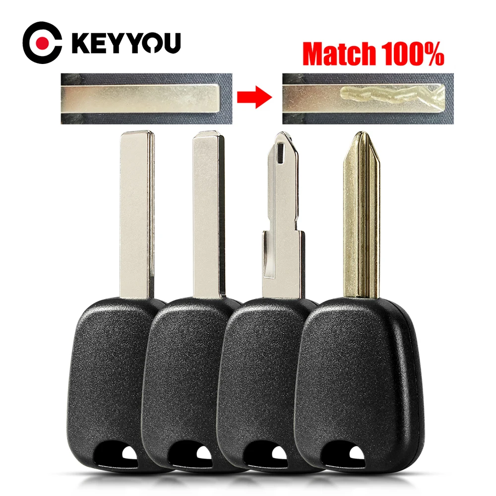 

KEYYOU With Cutting Service Transponder Car Key For Peugeot 106 107 307 207 306 406 For Citroen C2 C3 C4 SX9 NE73 VA2 HCA NE78