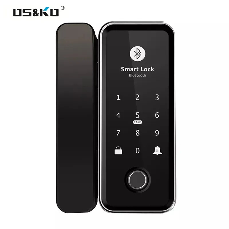 tuya wifi smart life anti theft 3D face recognition security door lock system fingerprint keyless unlock main gate door