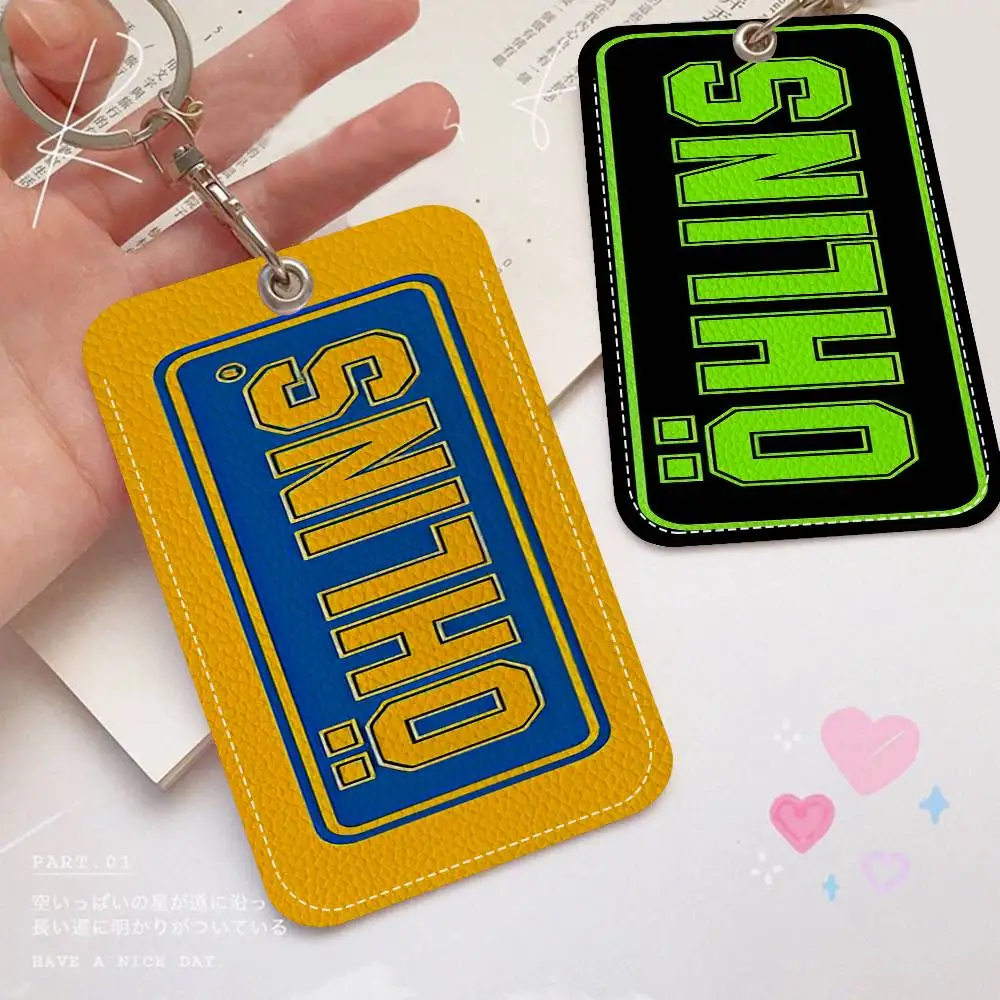 O-Ohlins الكرتون بطاقة المفاتيح أنيمي الأزياء قلادة حقيبة معرف الباب بطاقة حالة حافلة بطاقة لطيف الكبار هدية عيد ميلاد #1