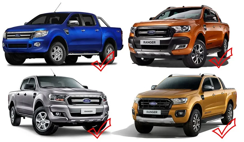 4PCS SS Door Sill Threshold Stainless Steel For Ford Ranger Wildtrak T6 T7 T8 2012 2013 2014 2015 2016 2017 2018 2019 2020 2021