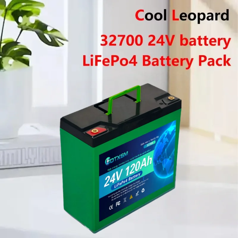 

LiFePO4 32700 24V 120AH battery has a built-in 100msrv rechargeable Ferrous lithium phosphate solar off-grid battery.