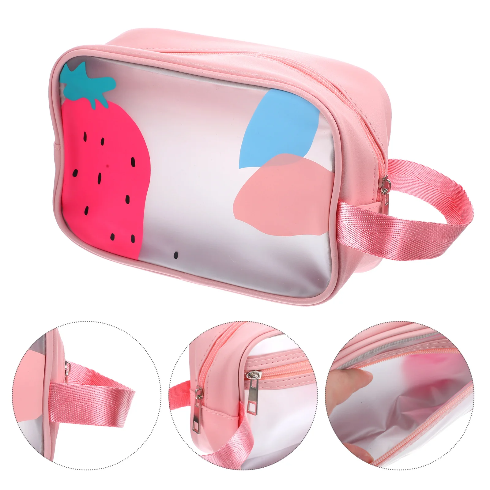 

Large Clear Toiletry Bag Waterproof Organizer with Zipper Closure Compact Travel Makeup Bag for Business Trip Outdoor