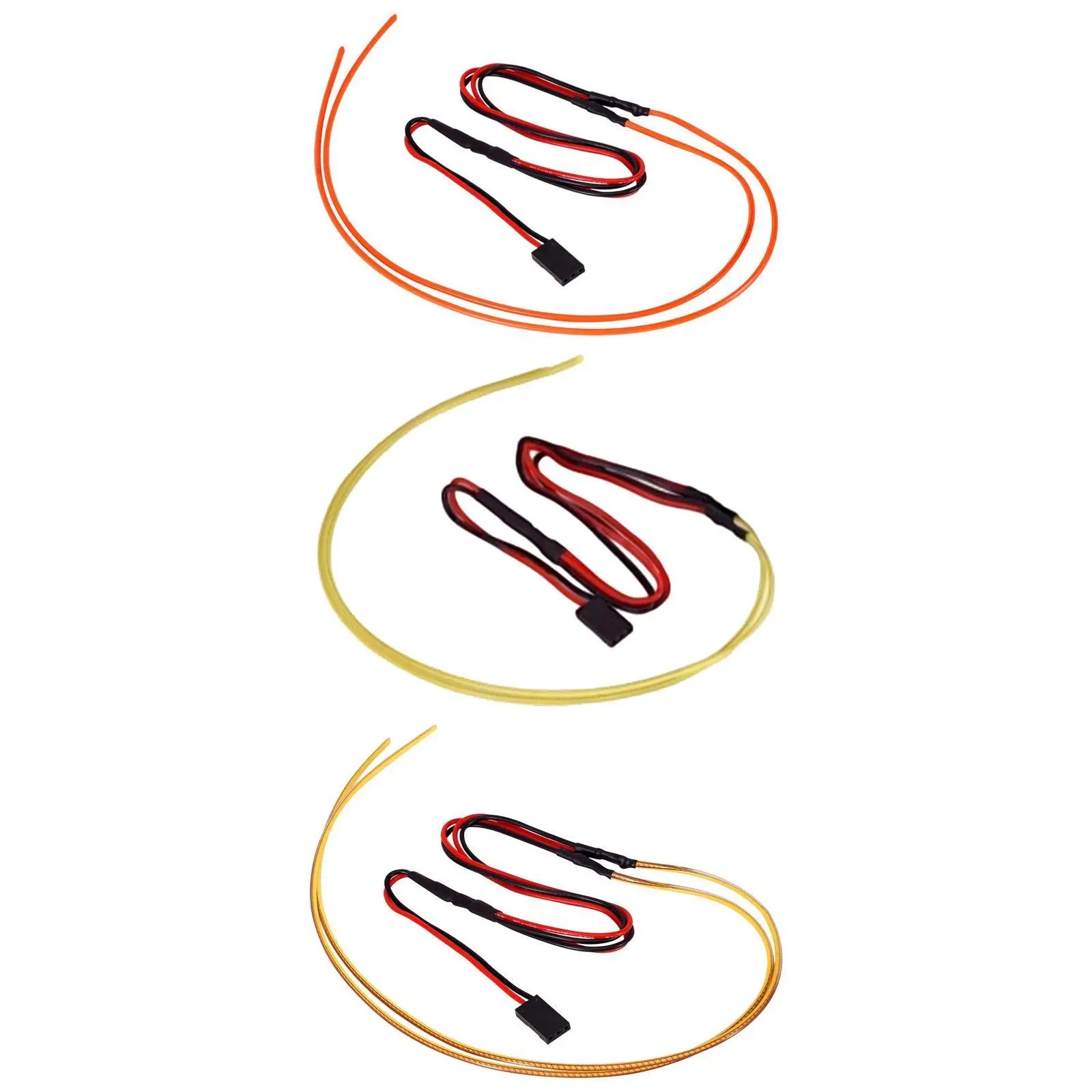 

Bright Light Strip Steady Colorful Rechargeable Soft Toy Car Line Light Red Yellow Wire Lights for RC Sport Racing Car