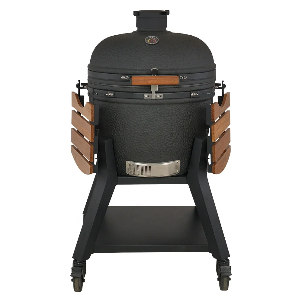 

SEB KAMADO Dark Grey XL 23.5 Inch Professional Charcoal Grill Outdoor Bbq Kitchen Barbecue Kamado Bbq Grill